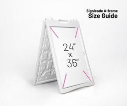 Signicade A-Frame Size Guide