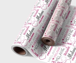 Valentins day wrapping paper