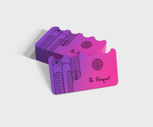 Custom Die Cut Business Card