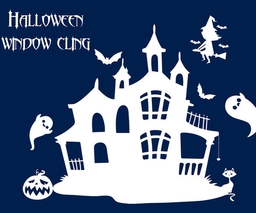 Halloween window decals