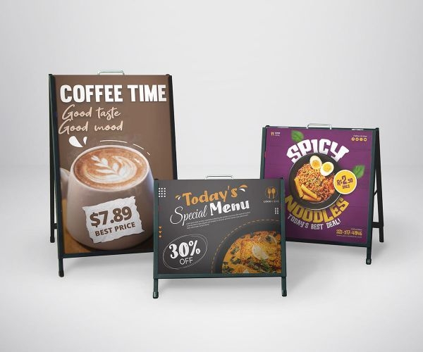 Restaurant Sidewalk Sign Printing