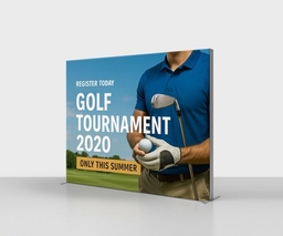 Straight Velcro Fabric Pop Up Display