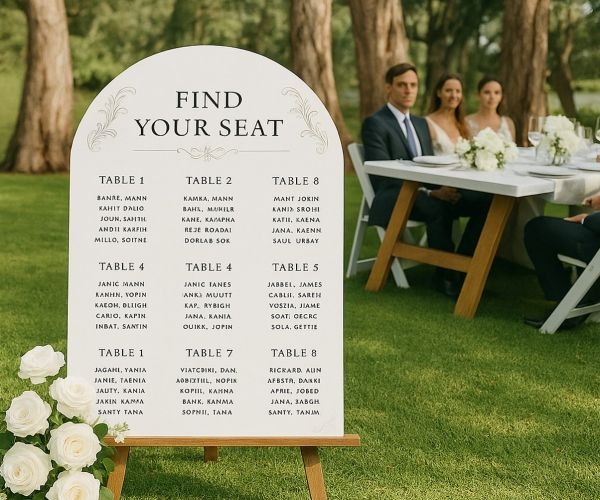 Wedding Seating Chart Board
