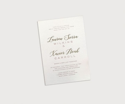 Deluxe Style Cotton Invitation Card