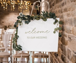 wedding welcome sign printing