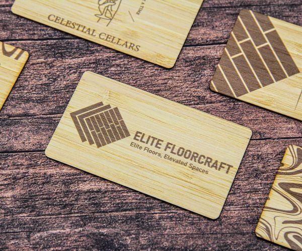 Wood Business Cards