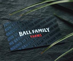 Black Raised UV Business Cards