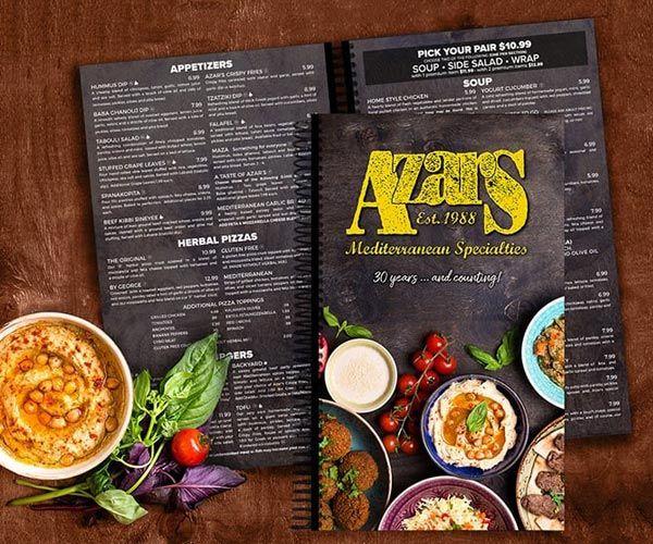 Dine-In Menus