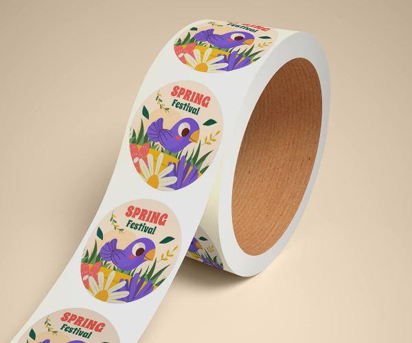 Round Roll Label Printing