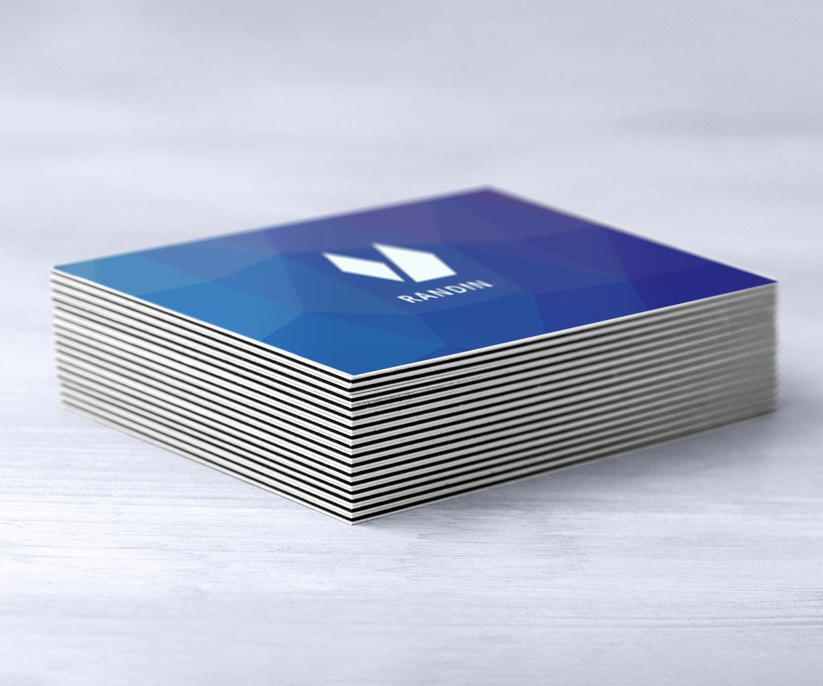 Triple Layered Business Cards