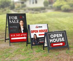 Real Estate Sidewalk Sign Printing