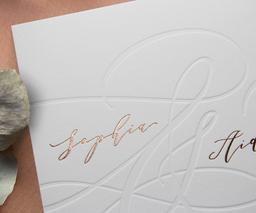 Embossed Invitation Cards