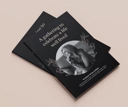 Obituary Booklet Printing