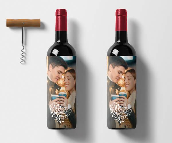 Romantic Wine Bottle Labels