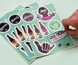 Sticker Sheets with Kiss Cut