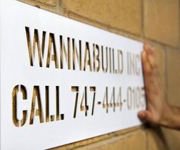 Custom Stencils, Custom Stencils for Spray Painting, Custom Logo 
