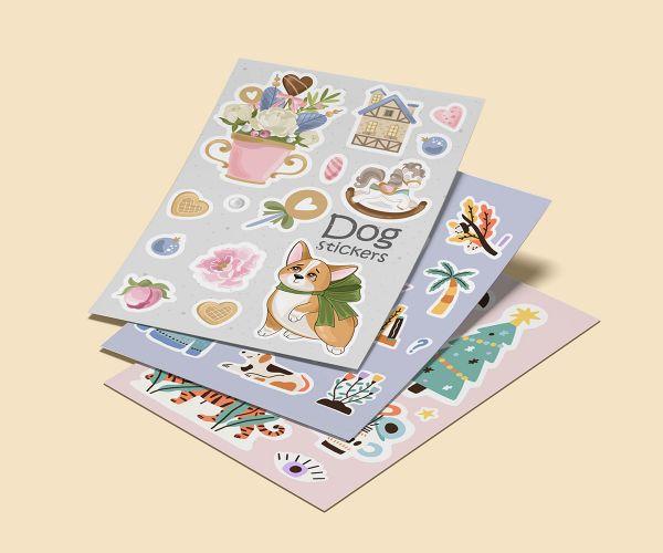 Kiss-Cut Sticker Sheet Printing