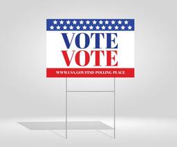 Custom Political Lawn Sign Printing