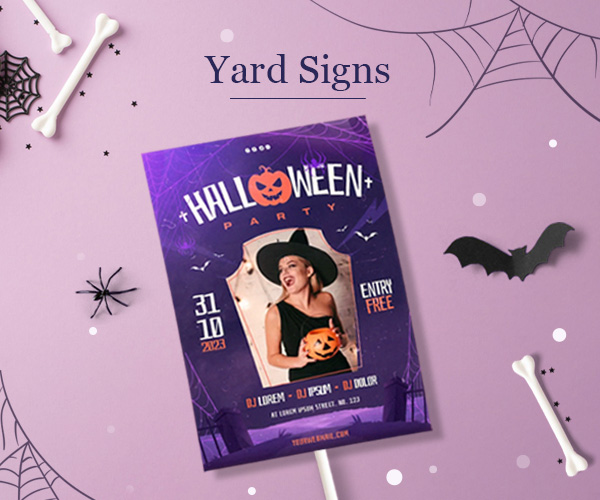 Halloween Yard signs
