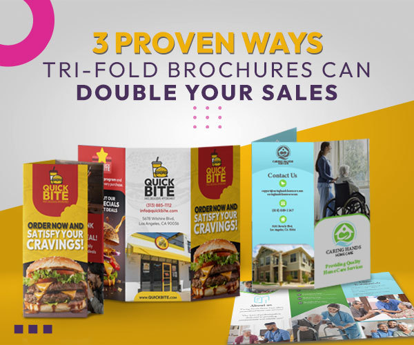 Tri-fold brochure printing by AxiomPrint